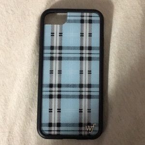 “Blue Plaid” Wildflower case